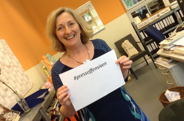 Die Tageszeitung #pressoffensiven